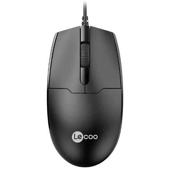 LENOVO LECOO MS101 1200 DPI 3 TUŞLU USB KABLOLU OPTİK MOUSE resmi