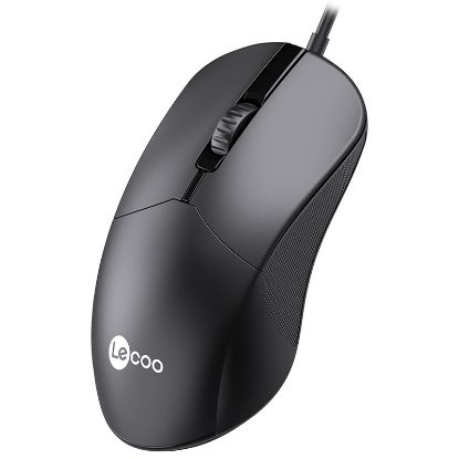 LENOVO LECOO M1102 1200 DPI 3 TUŞLU USB KABLOLU OPTİK MOUSE resmi