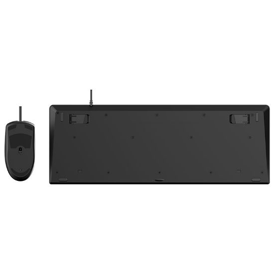 LENOVO LECOO CM103 USB KABLOLU SİYAH Q KLAVYE  MOUSE SET resmi