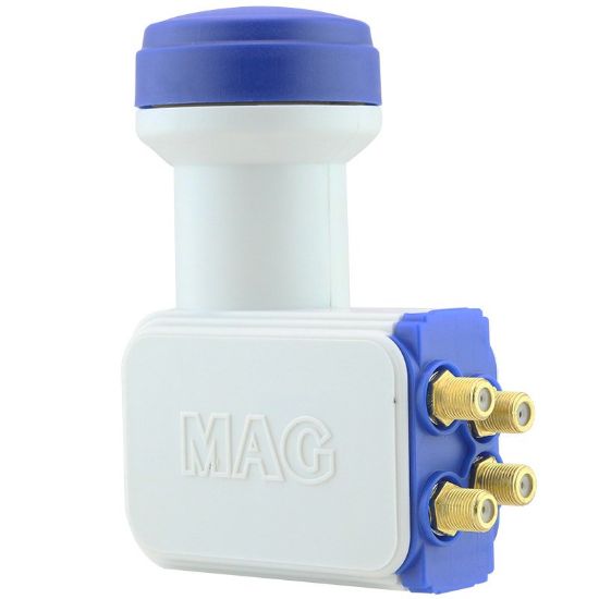 MAG DÖRTLÜ QUAD ALTIN UÇLU NEC CHIP LNB 0.1DB resmi