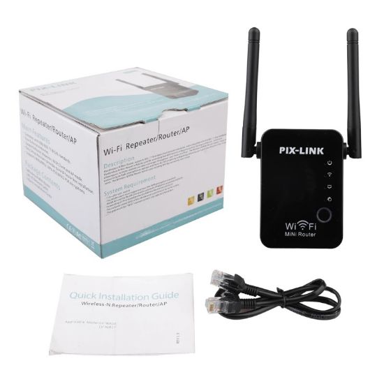 POWERMASTER PM-15939 300 MBPS 2.4GHZ WİFİ REPEATER+AP DESTEKLİ SİNYAL GENİŞLETİCİ resmi