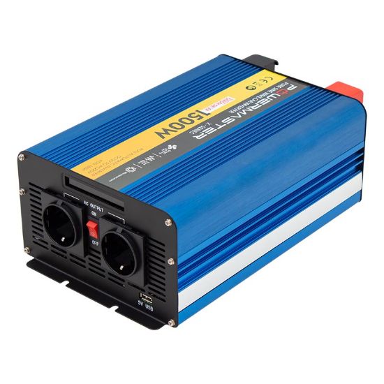 POWERMASTER PWR-1500 12 VOLT - 1500 WATT PURE SINUS WAVE INVERTER resmi