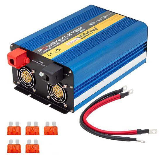 POWERMASTER PWR-1500 12 VOLT - 1500 WATT PURE SINUS WAVE INVERTER resmi