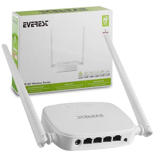 EVEREST EWR-301 300 MBPS ACCESS POINT+REPEATER+ KABLOSUZ ROUTER resmi