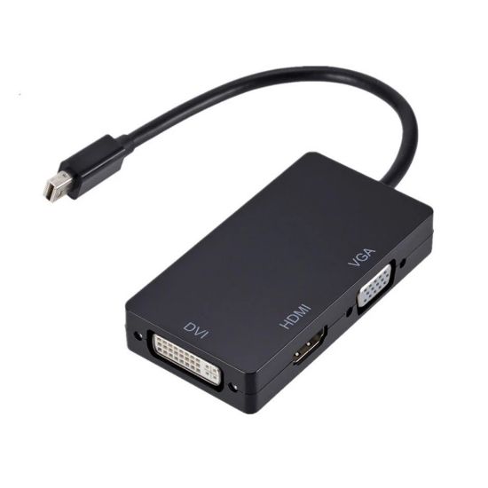 POWERMASTER PM-16102 DISPLAY PORT TO HDMI-VGA-DVI 3IN1 ÇEVİRİCİ resmi