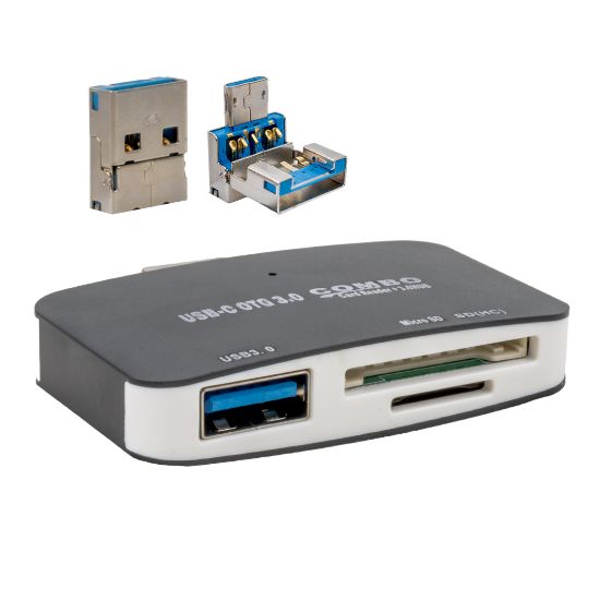 POWERMASTER 3IN1 USB-C OTG COMBO USB 3.0 HUB+KART OKUYUCU 3IN1 resmi