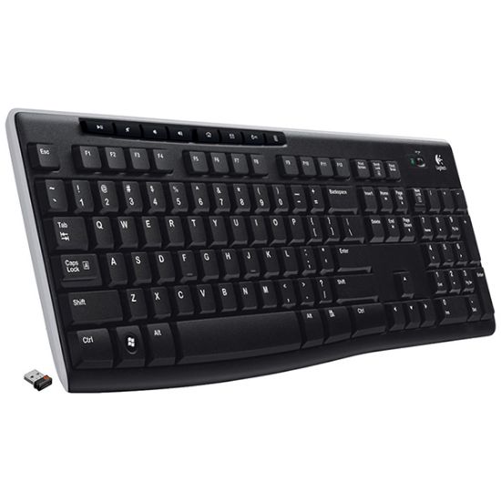 LOGITECH K270 KABLOSUZ USB SİYAH Q KLAVYE resmi