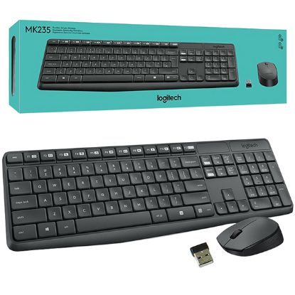 LOGITECH MK235 KABLOSUZ KLAVYE MOUSE SET resmi