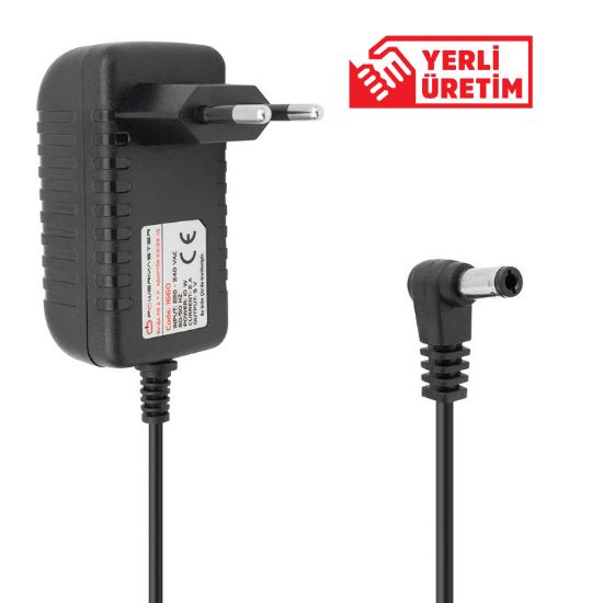 POWERMASTER PM-1660 5 VOLT- 2 AMPER - 10 WATT 5.5*2.5 L UÇLU PRİZ TİPİ ADAPTÖR resmi