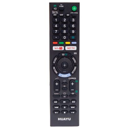 HUAYU KL RM-L1370 SONY YOUTUBE-NETFLIX TUŞLU LCD LED TV BLİSTERLİ KUMANDA * RMT-TX202P resmi