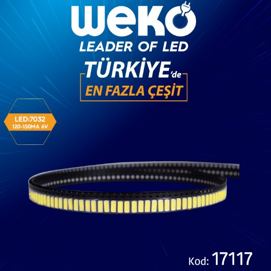 LEDBAR LEDLERİ 7032 120-150 MA 6V resmi