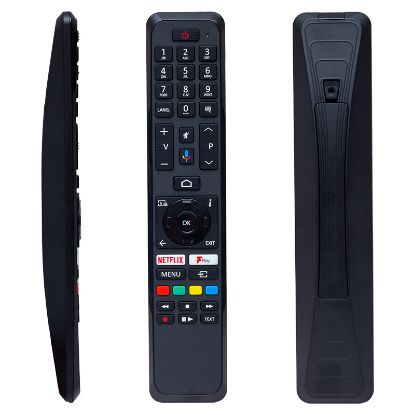 ORJİNAL VESTEL RC 43161 NETFLIX-PLAY-MİKROFON TUŞLU SES KOMUTLU LCD LED TV KUMANDA resmi