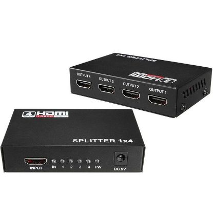 FULLY G-538G 1.4V 1080P 4 PORT HDMI SPLITTER DAĞITICI resmi