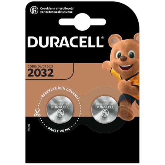 DURACELL CR2032 LİTYUM PİL (2Lİ PAKET FİYATI) resmi