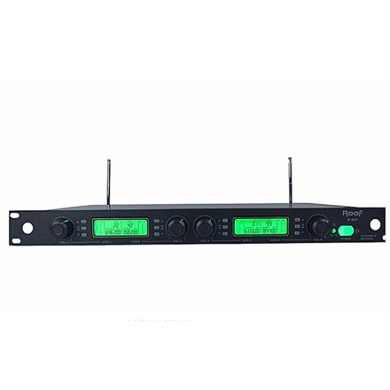 ROOF R-404 4 KANAL UHF KABLOSUZ MİKROFON RECEIVER resmi