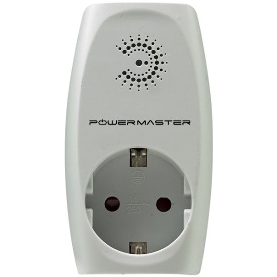 POWERMASTER PM-17592 16 AMPER - 3500 WATT IŞIK GÖSTERGELİ AKIM KORUMALI TEKLİ PRİZ resmi