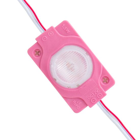 POWERMASTER MODÜL LED 12V 1.5W PEMBE 3030 40X30 MM resmi