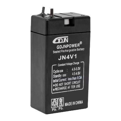 GDJN JN4V1 4 VOLT - 1 AMPER AKÜ (34 X 64 X 21 MM) resmi