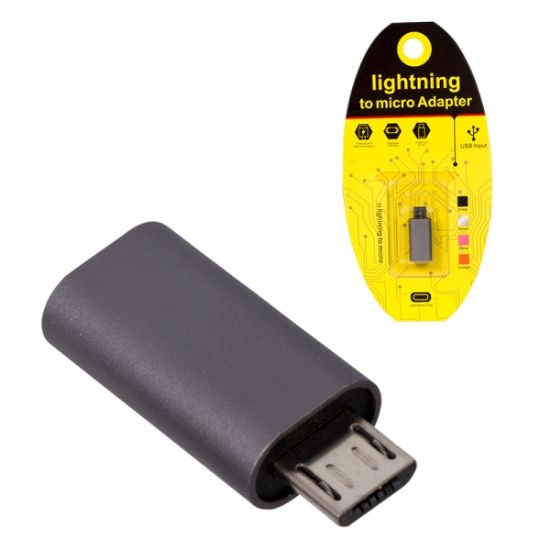 POWERMASTER IPHONE TO SAMSUNG MICRO USB ÇEVİRİCİ OTG APARAT resmi