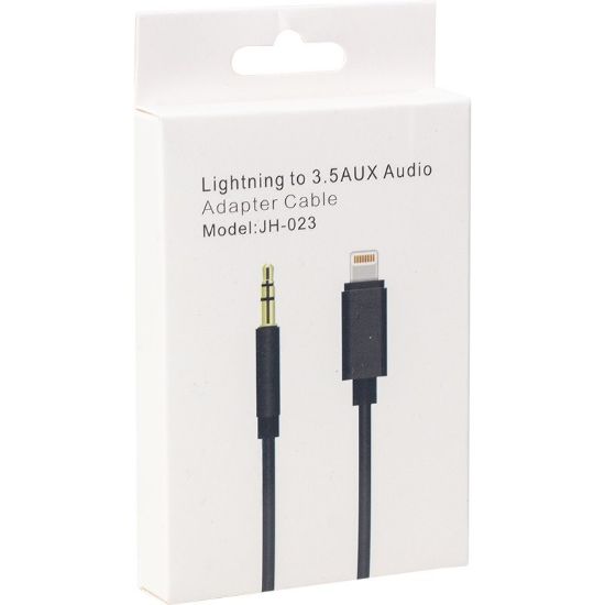 POWERMASTER JH-023 IPHONE LIGHTNING TO 3.5 MM AUX STEREO ÇEVİRİCİ KABLO resmi