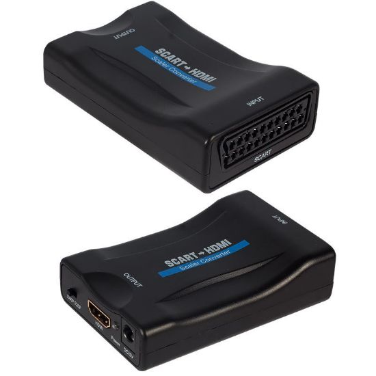 POWERMASTER PM-18588 1080P-720P SCART TO HDMI ÇEVİRİCİ ADAPTÖR resmi