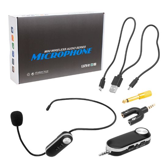 MAGICVOICE MV-1306H UHF 1 HEADSET ŞARJLI KABLOSUZ TELSİZ MİKROFON resmi