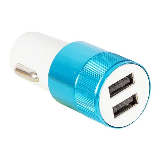 POWERMASTER USB 2 PORT 5 VOLT 2.1 AMPER ÇAKMAK ARAÇ ŞARJI resmi