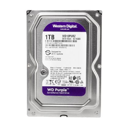 WESTERN DIGITAL PURPLE WD10PURZ 1 TB SATA 6GB/S 7/24 GÜVENLİK HARDDİSK resmi