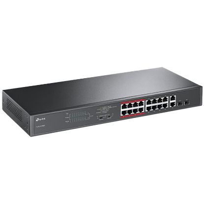 TP-LINK TL-SL1218MPE JETSTREAM 16 PORT10/100 MBPS 192 WATT POE 2 PORT GIGABIT SWITCH resmi