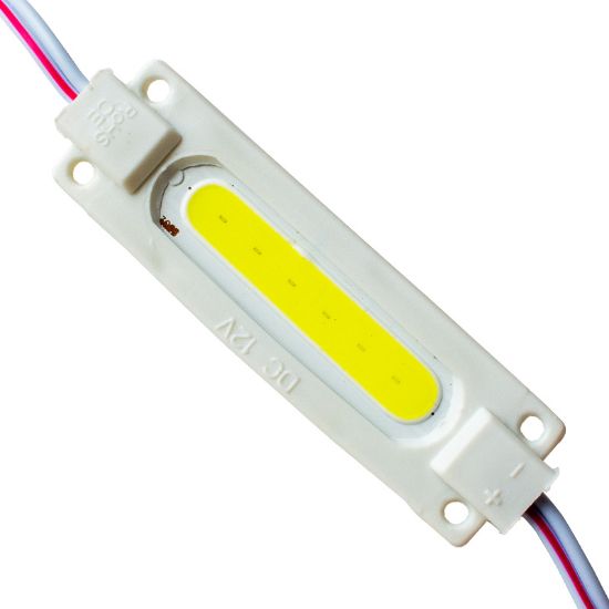 POWERMASTER MODÜL LED 12V OVAL COB KASALI KAPAKSIZ BEYAZ 19X65 MM resmi