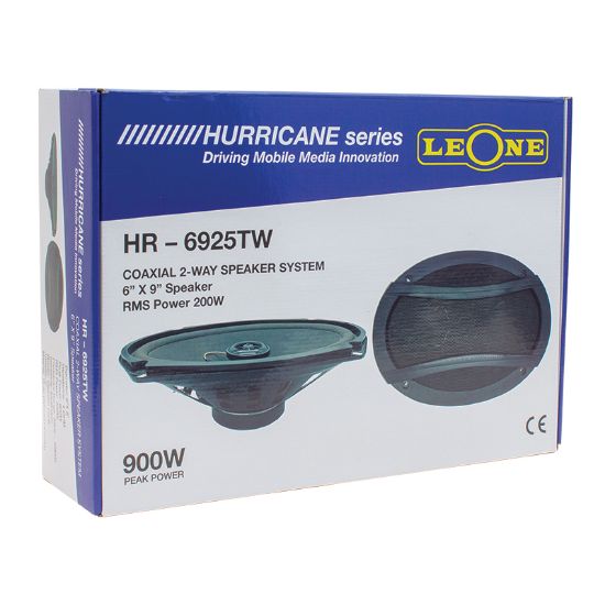 LEONE HR-6925TW 900 WATT 6X9 KAPAKLI OVAL OTO HOPARLÖR (ÇİFTLİ TAKIM FİYAT) resmi