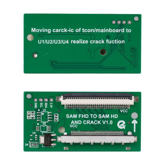 LCD PANEL FLEXİ REPAİR KART SONY FHD TO HD LVDS TO FPC  SAM FHD TO SAM HD QK0816A resmi