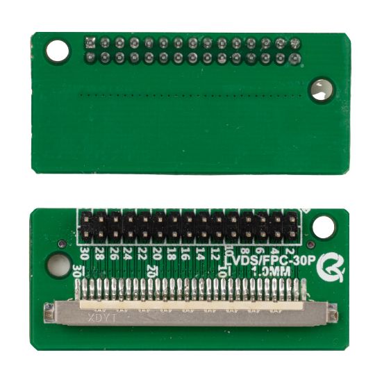 LCD PANEL FLEXİ REPAİR KART LVDS/FPC-30P HD LVDS INPUT 30P LVDS TURN PIN QK0823A resmi