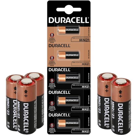 DURACELL 23A LİTYUM MN21 ALARM PİLİ (5Lİ PAKET) resmi