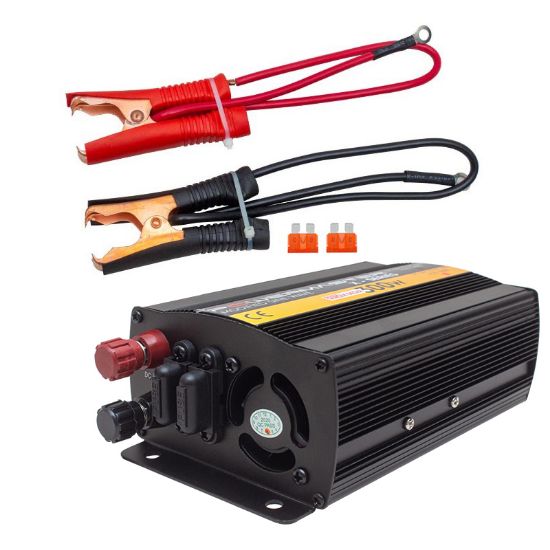 POWERMASTER PWR300-24 TEK DİJİTAL EKRAN 24 VOLT - 300 WATT MODIFIED SINUS WAVE INVERTER resmi