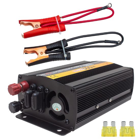 POWERMASTER PWR600-24 TEK DİJİTAL EKRAN 24 VOLT - 600 WATT MODIFIED SINUS WAVE INVERTER resmi