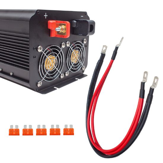 POWERMASTER PWR1800-12 ÇİFT DİJİTAL EKRAN 12 VOLT - 1800 WATT MODIFIED SINUS WAVE INVERTER resmi