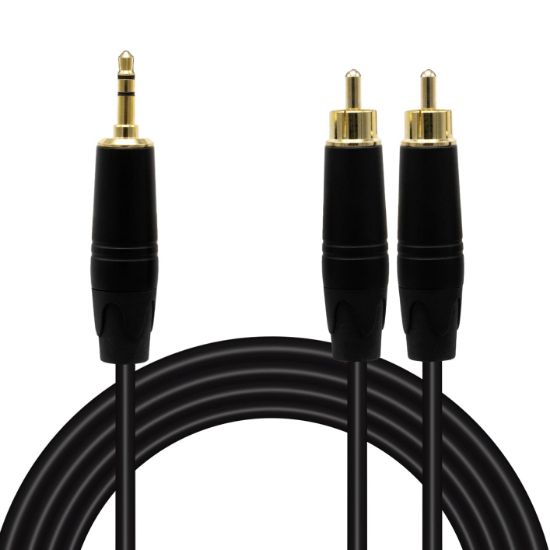 MAGİCVOİCE LD387A 2XRCA ERKEK + 3.5 MM STEREO ERKEK 1.5 METRE KABLO resmi