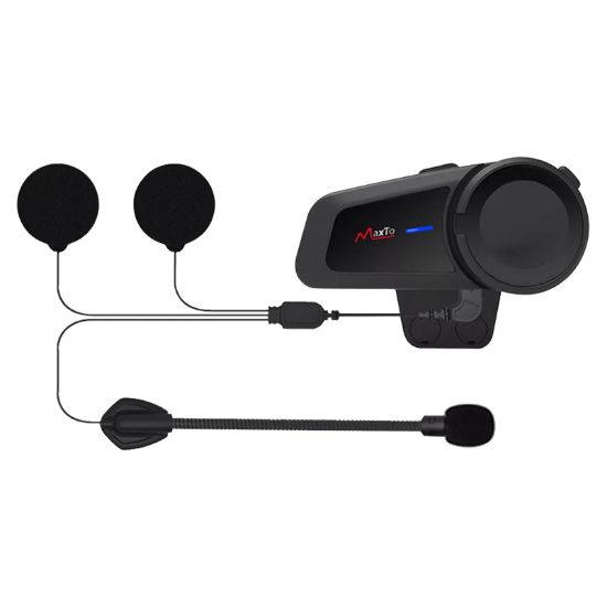 POWERMASTER M2 MOTOSİKLET BLUETOOTH INTERCOM KULAKLIK resmi