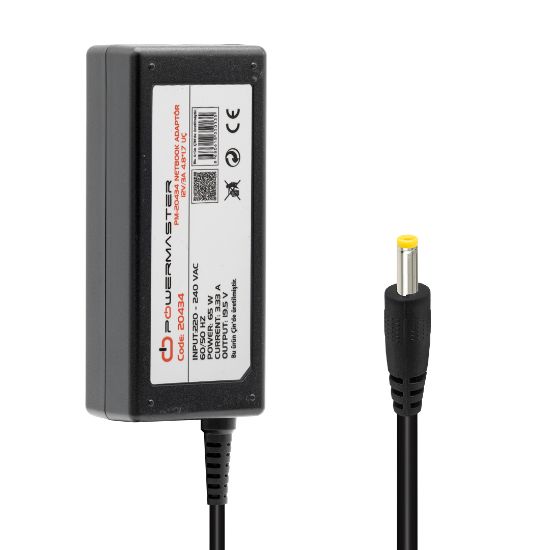 POWERMASTER PM-20434 12 VOLT - 3 AMPER 4.8*1.7 UÇLU ASUS NETBOOK ADAPTÖR resmi