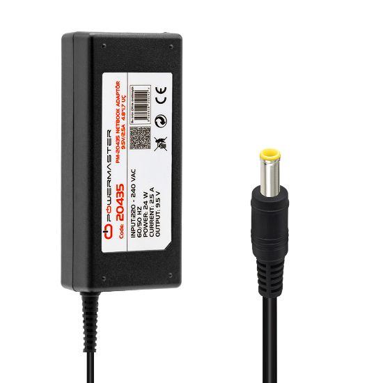 POWERMASTER PM-20435 9.5 VOLT - 2.5 AMPER 4.8*1.7 UÇLU ASUS NETBOOK ADAPTÖR resmi