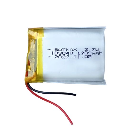 POWERMASTER 103040 3.7 VOLT 1200 MAH LİTYUM POLİMER PİL resmi