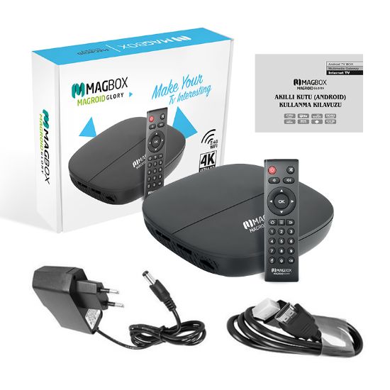 MAGBOX MAGROID GLORY 16 GB HDD 2 GB RAM 4K TV BOX (ANDROID 11) resmi