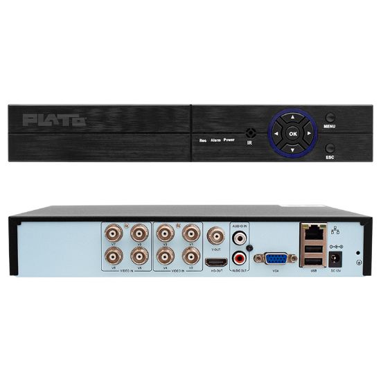 PLATO PL-21064 8 KANAL 6IN1 1080N 5 MP DESTEKLİ DVR KAYIT CİHAZI (H265) resmi