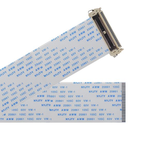 AWM 20706 30 PİN LVDS FLEXİ KABLO HD READY TERS DÜZ 3.1CMX40CM SOKETLİ resmi