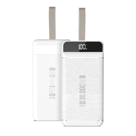 POWERWAY QC30 30000 MAH 3 USB DİJİTAL EKRAN POWERBANK resmi