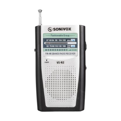 SONIVOX VS-R2 GÜMÜŞ RENK ANALOG RADYO resmi