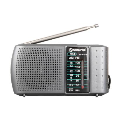 SONIVOX VS-R1516 GRİ RENK ANALOG RADYO resmi