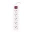 PHILIPS SPS1050A/51 5Lİ 2 METRE KABLOLU BEYAZ ÇOCUK KORUMALI PRİZ resmi