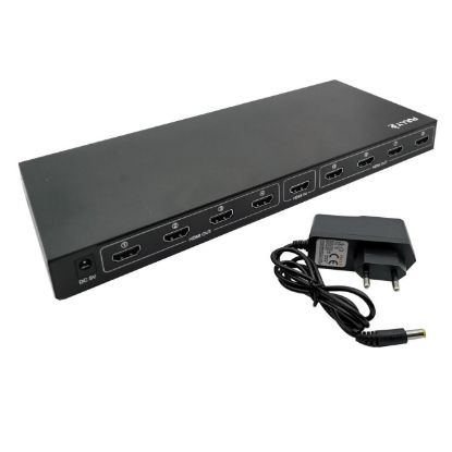 FULLY G-538J 8 PORT HDMI SPLITTER DAĞITICI resmi